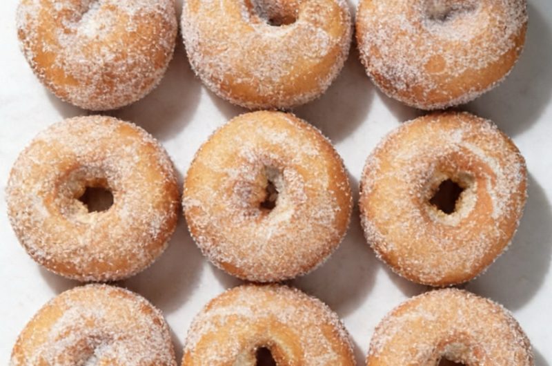 Cinnamon Sugar Cake Donuts