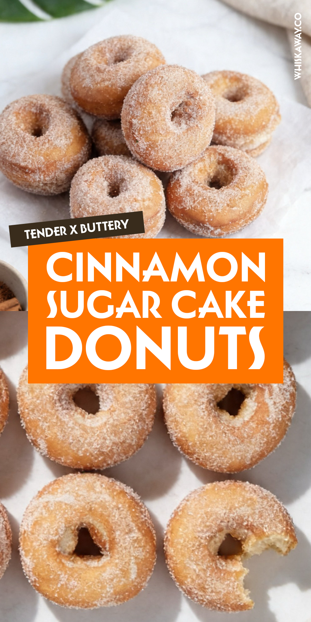 Cinnamon Sugar Cake Donuts pin