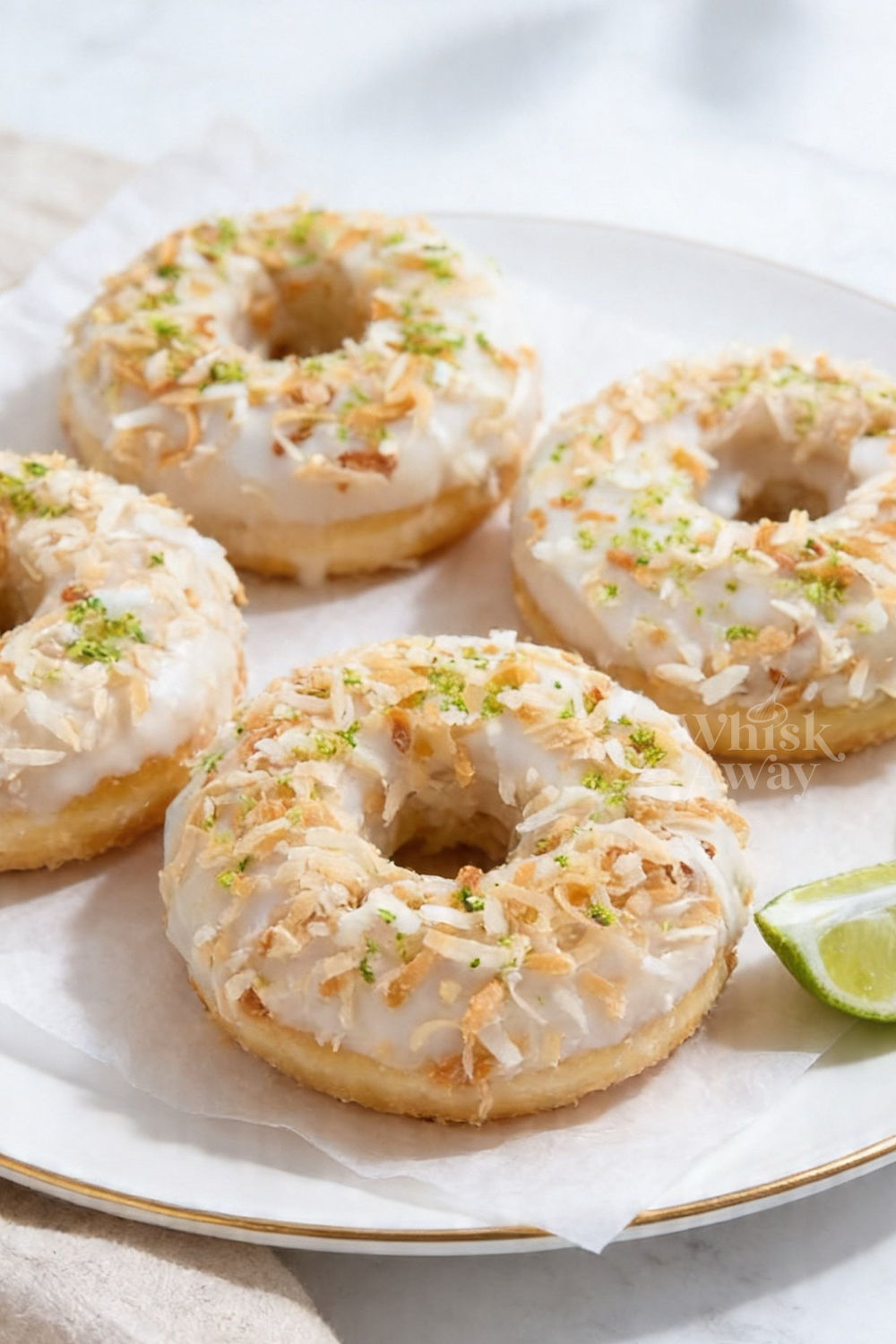 Key Lime Coconut Donuts