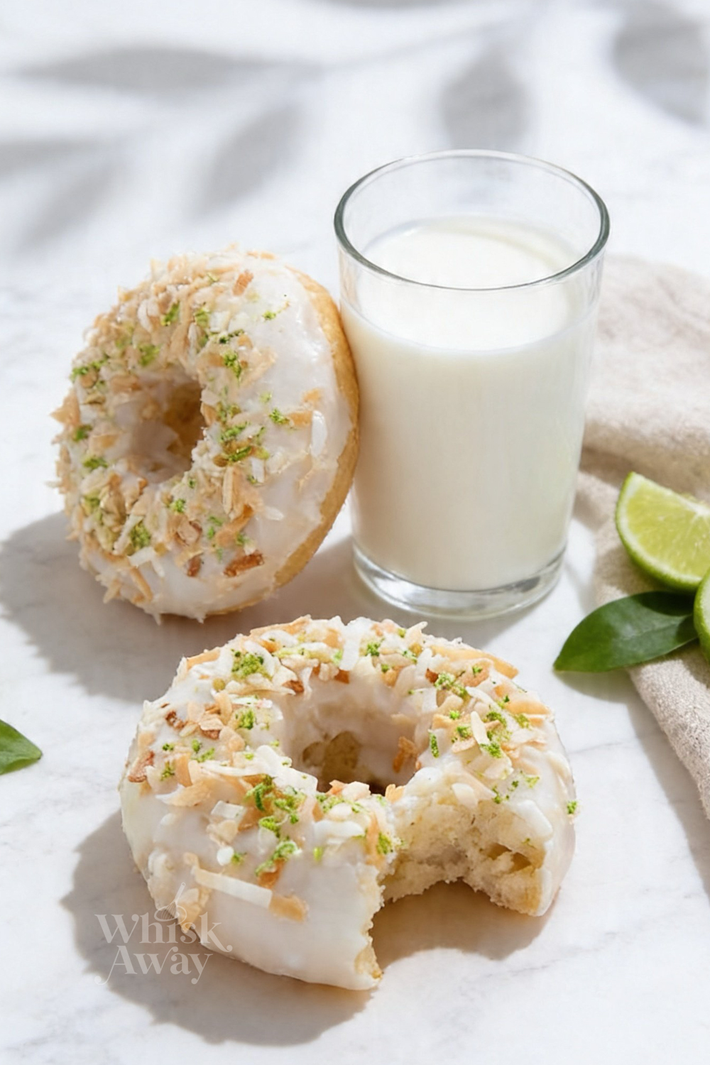 Key Lime Coconut Donuts