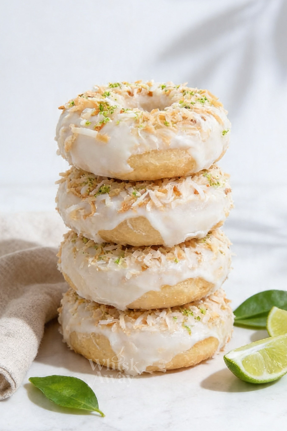 Key Lime Coconut Donuts