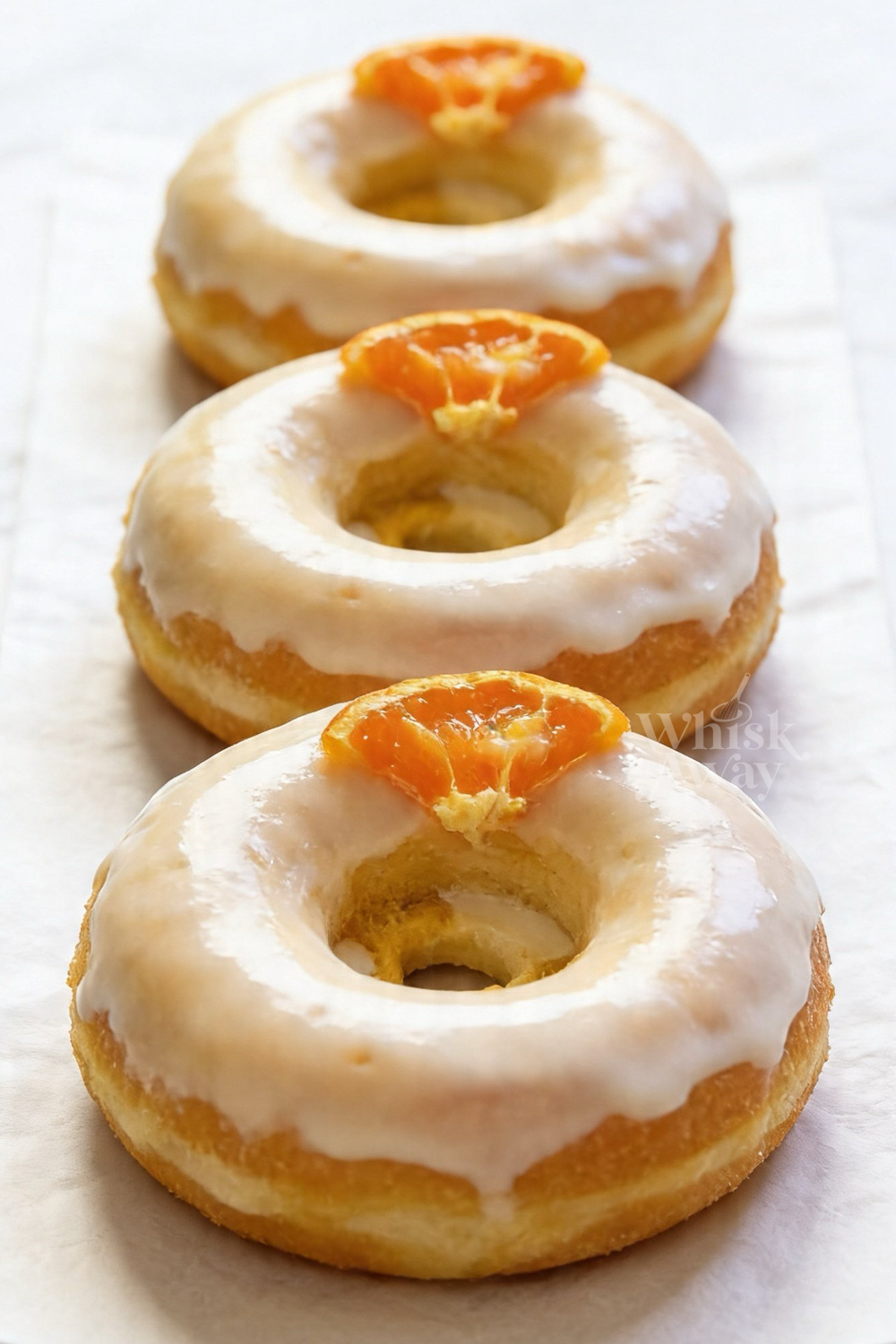 Sticky Orange Olive Oil Donuts