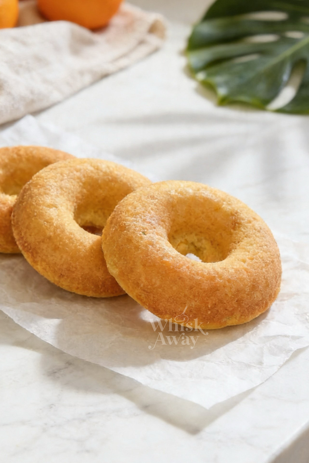 Sticky Orange Olive Oil Donuts