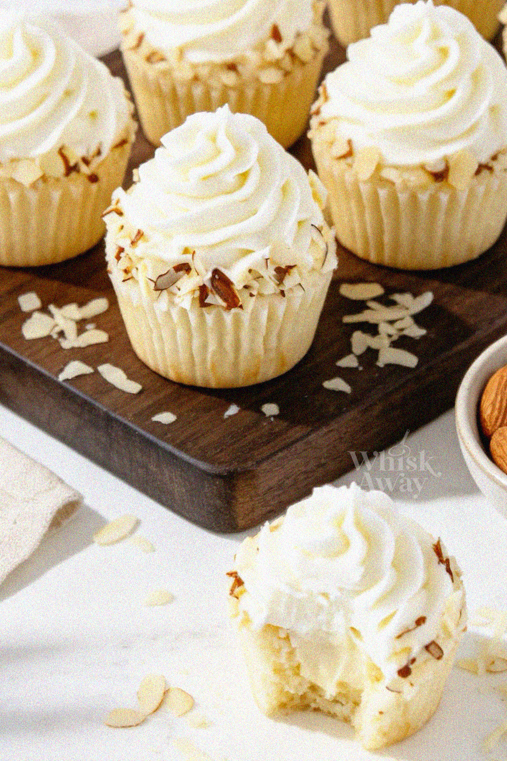 Almond Amaretto Cupcakes