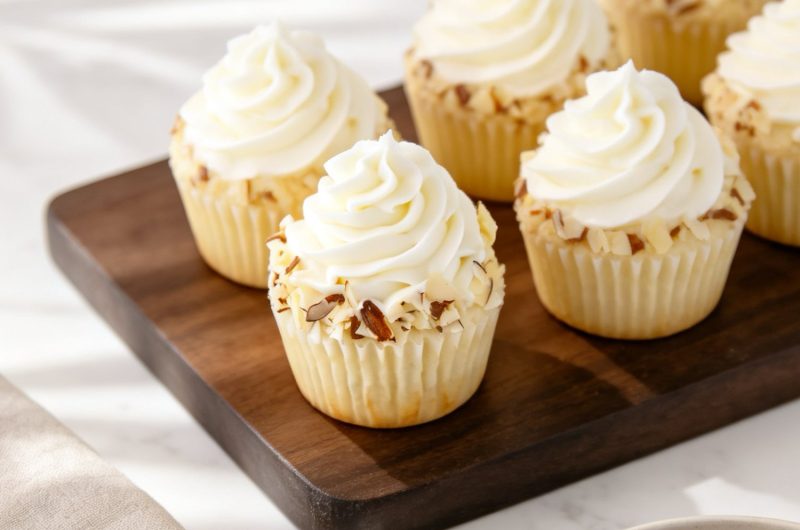 Almond Amaretto Cupcakes