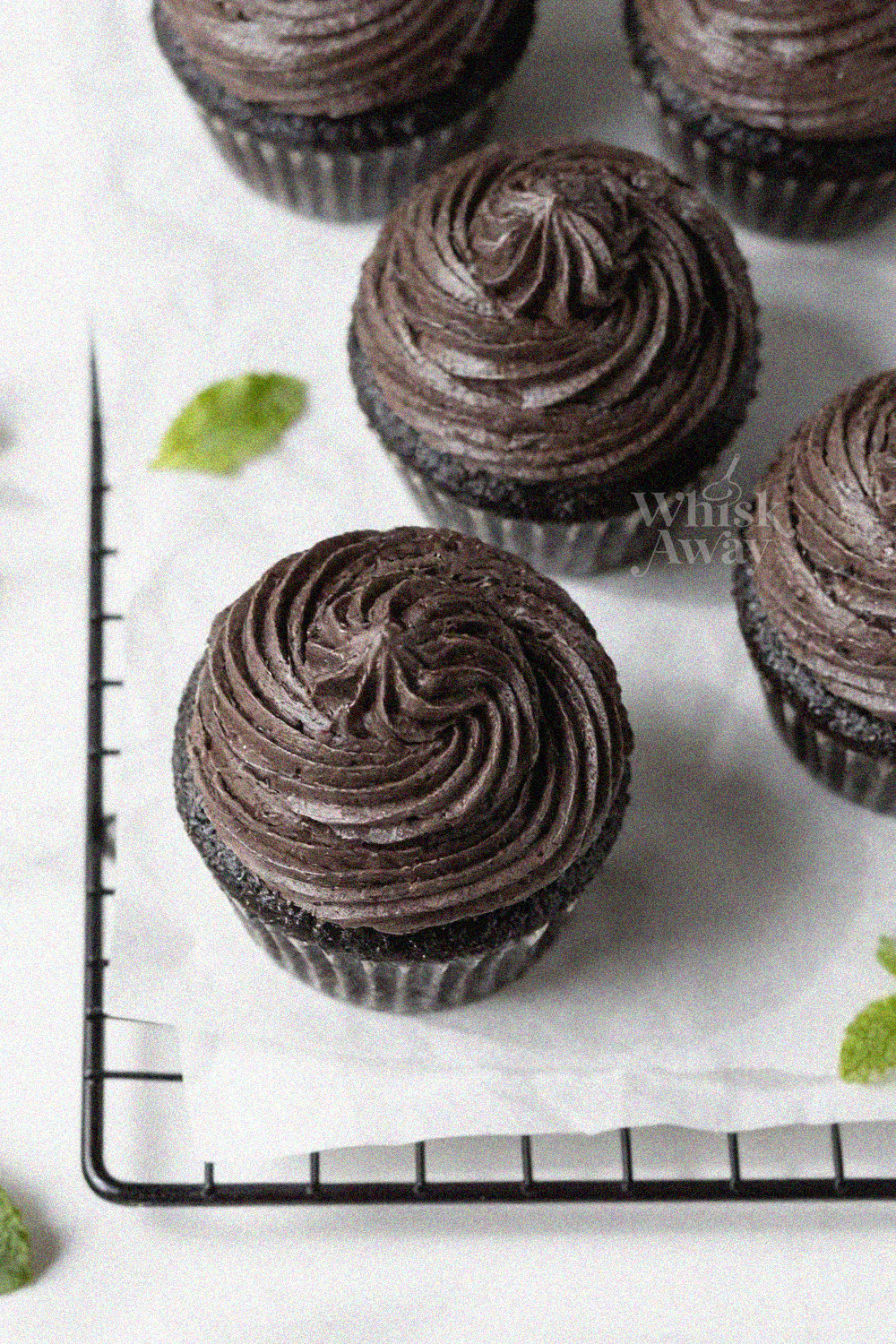 Black Cocoa Cupcakes