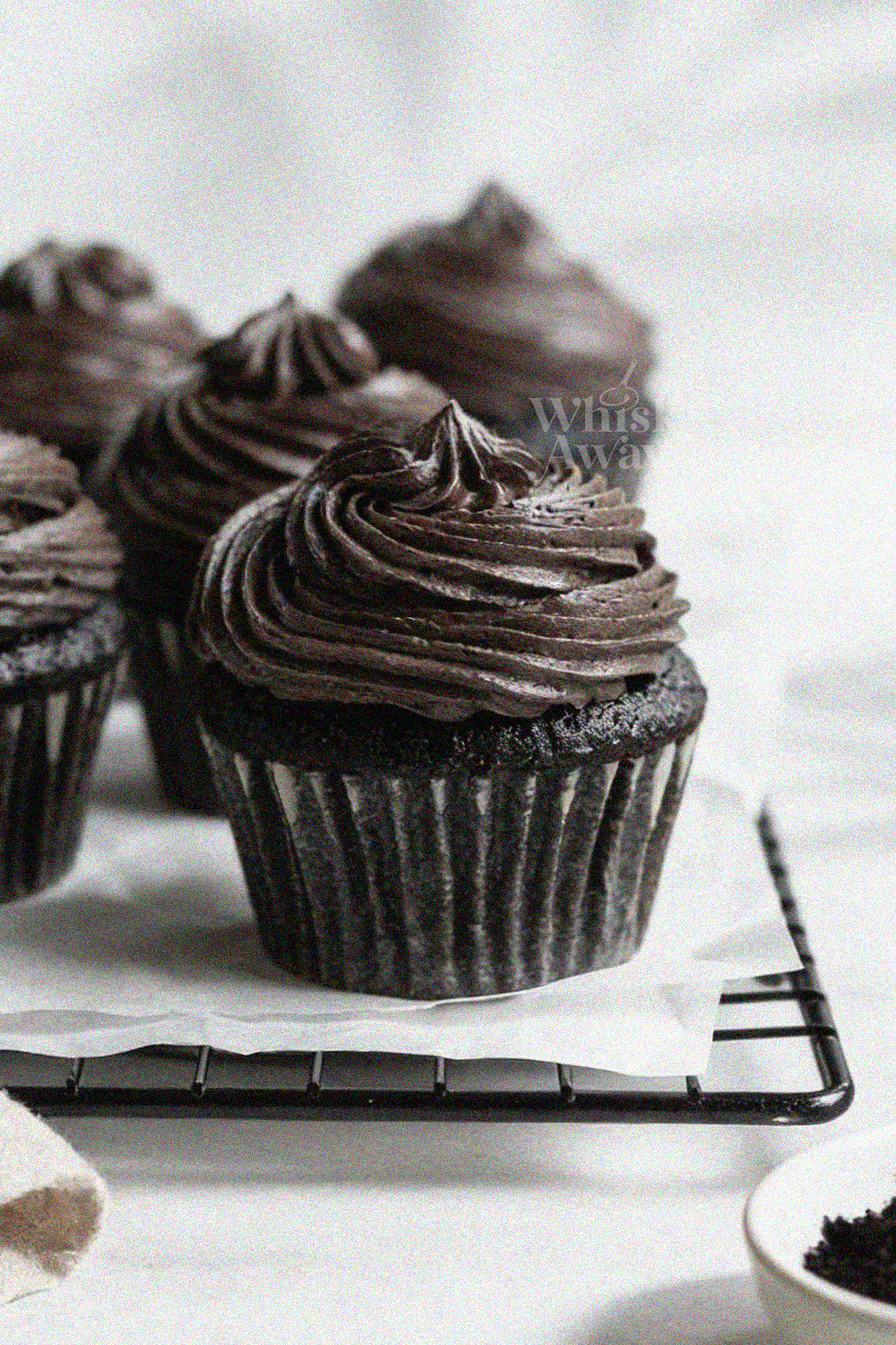 Black Cocoa Cupcakes