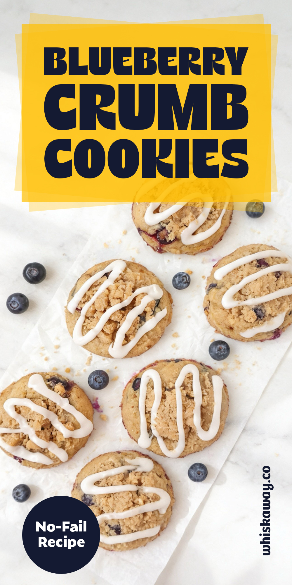 Blueberry Crumb Cookies