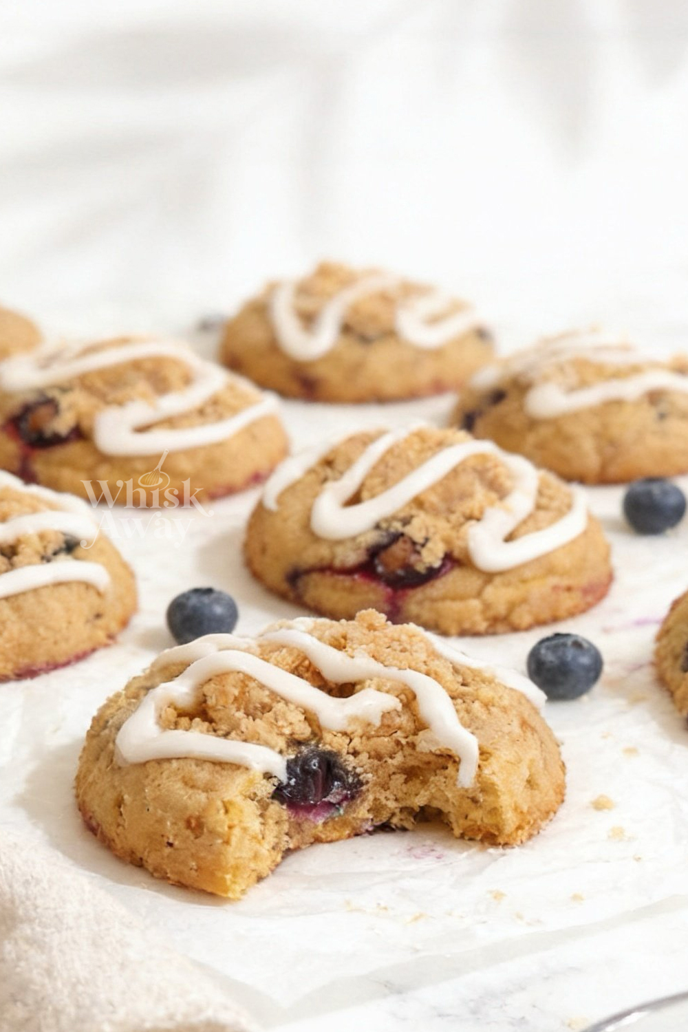 Blueberry Crumb Cookies