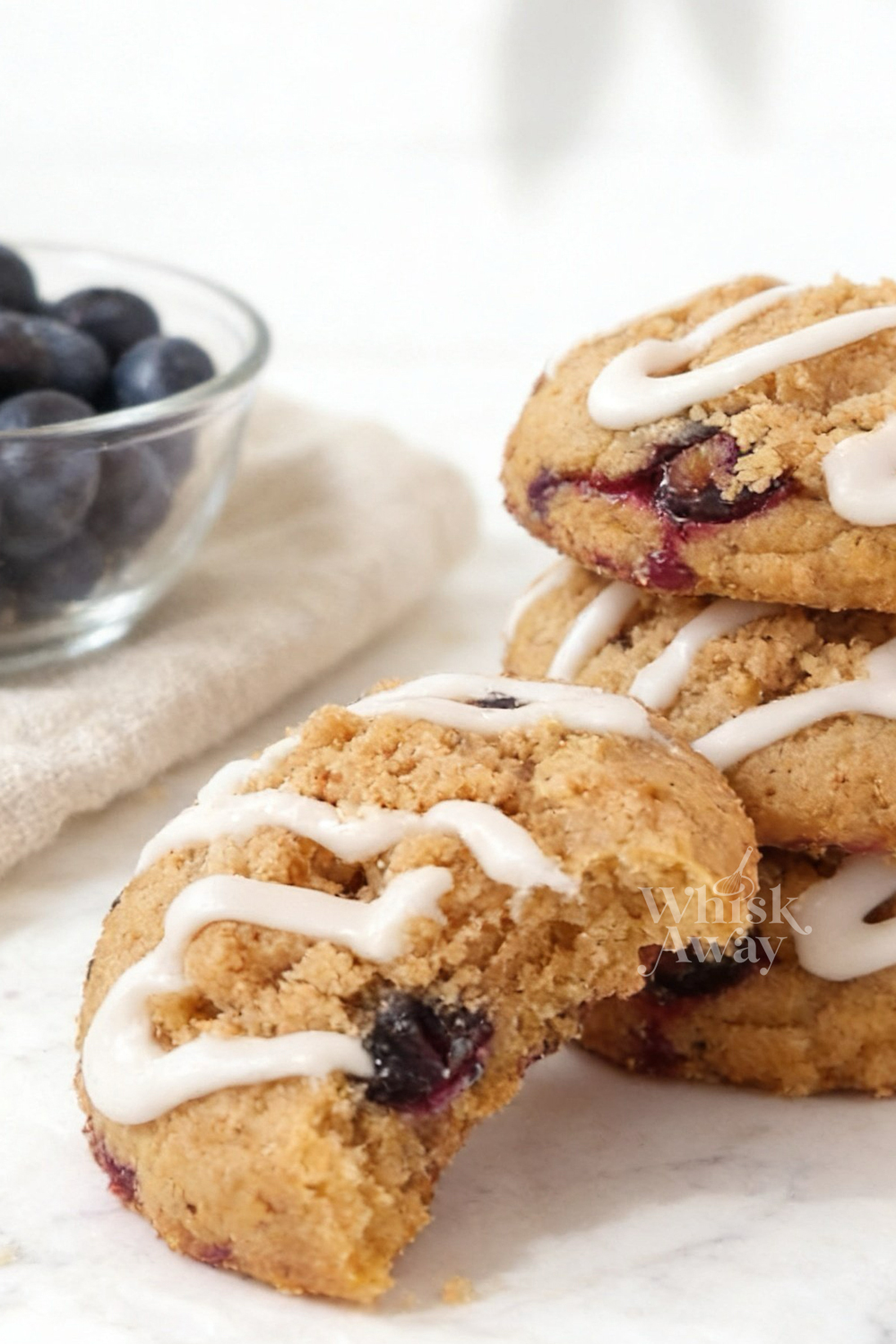 Blueberry Crumb Cookies