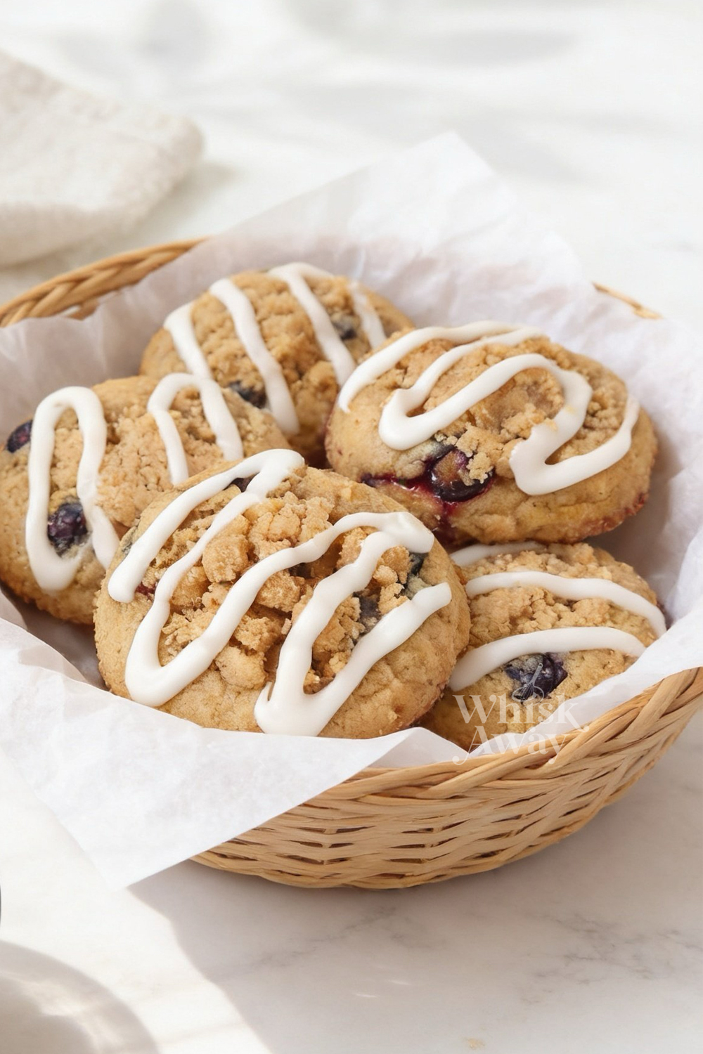 Blueberry Crumb Cookies