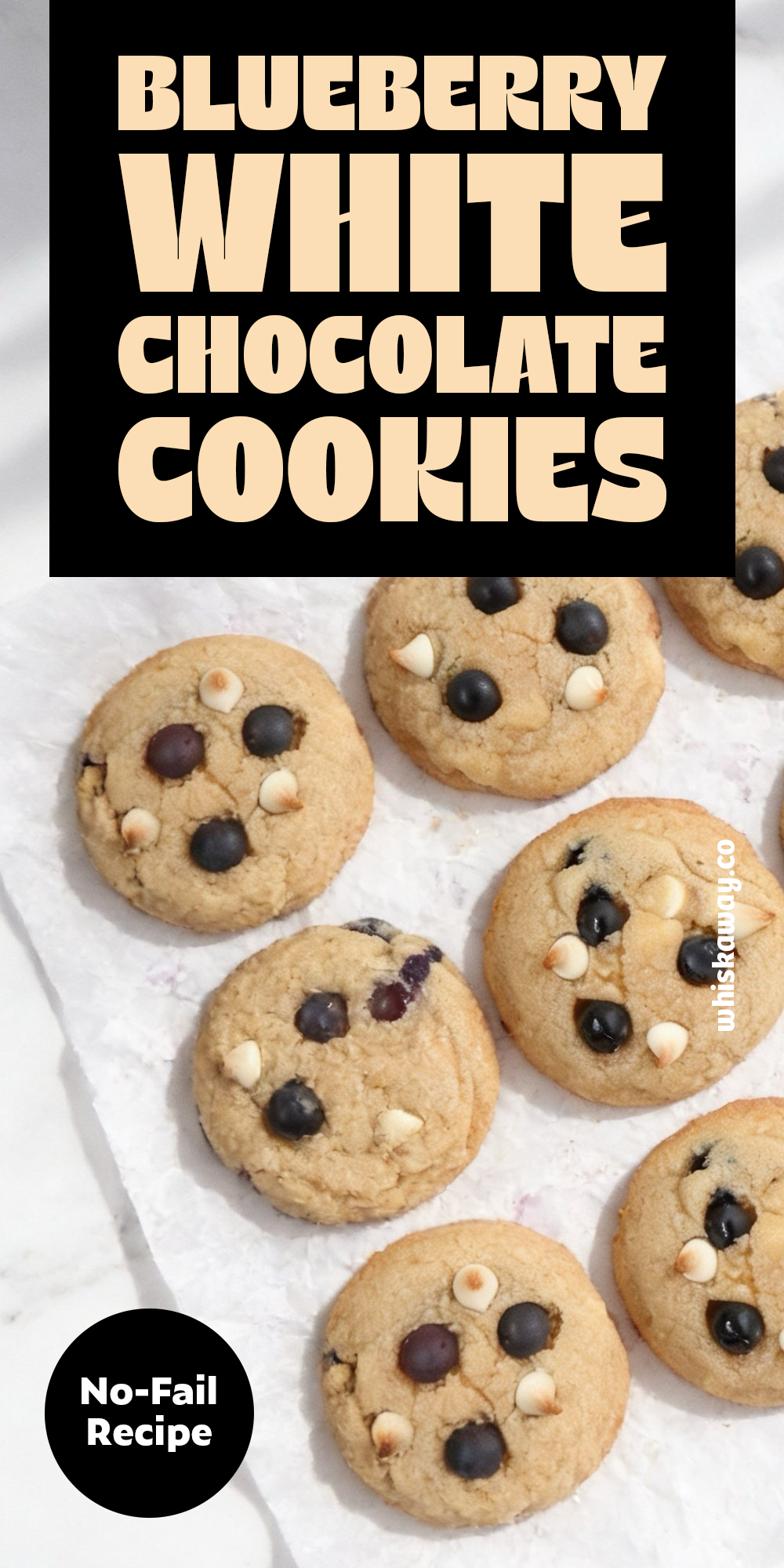 Blueberry White Chocolate Cookies