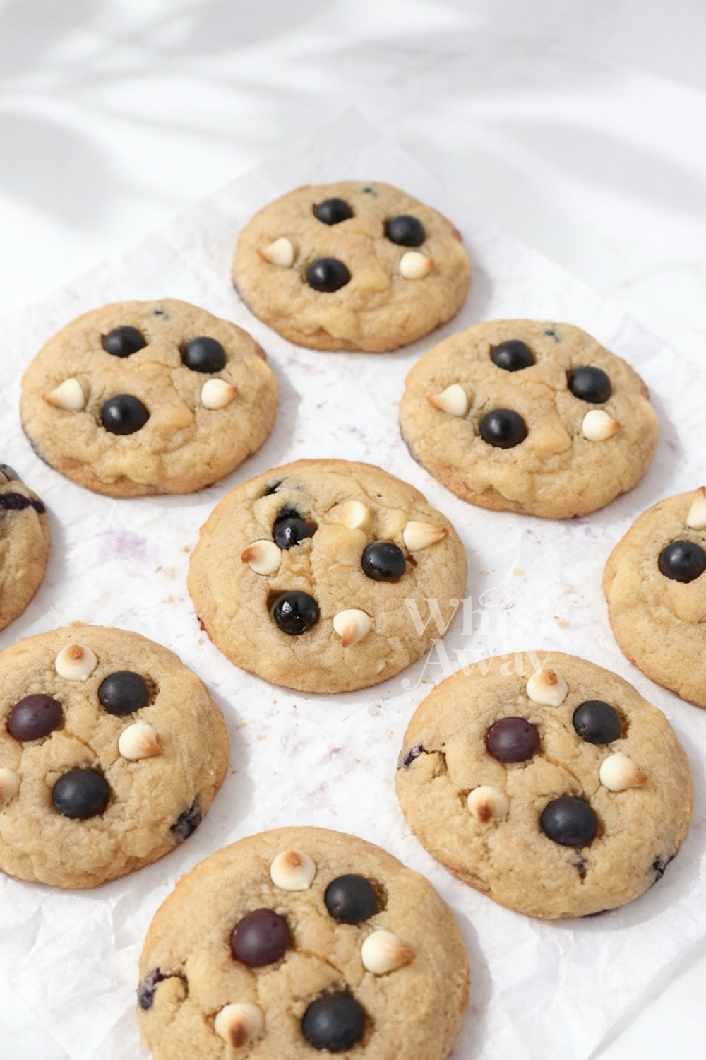 Blueberry White Chocolate Cookies