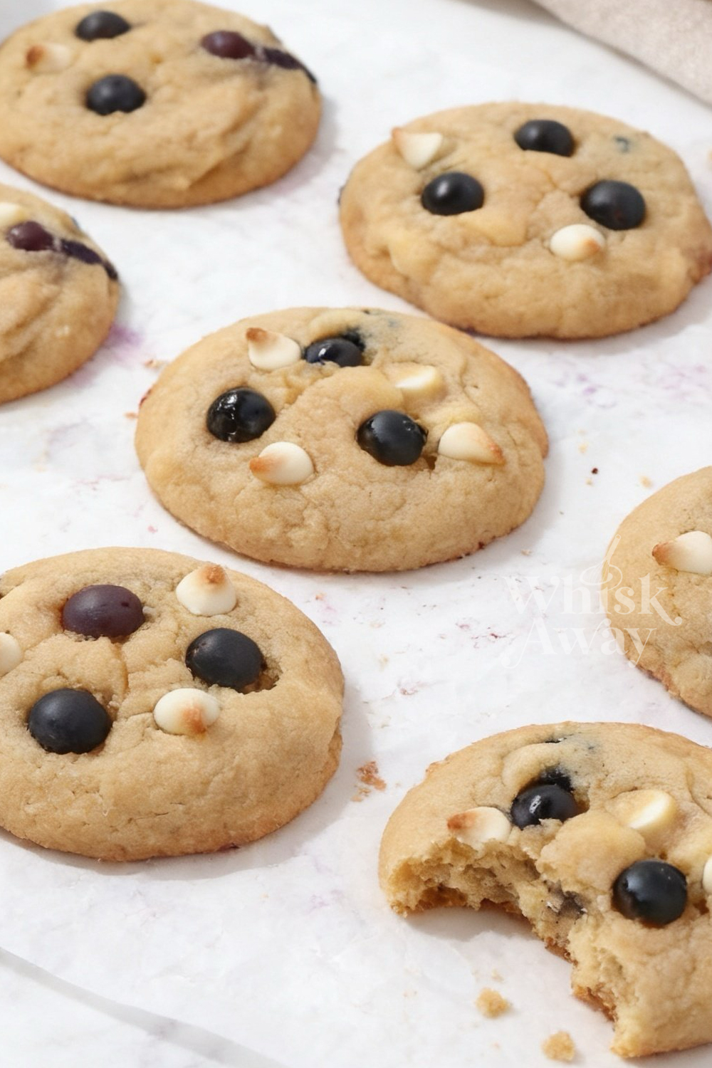 Blueberry White Chocolate Cookies