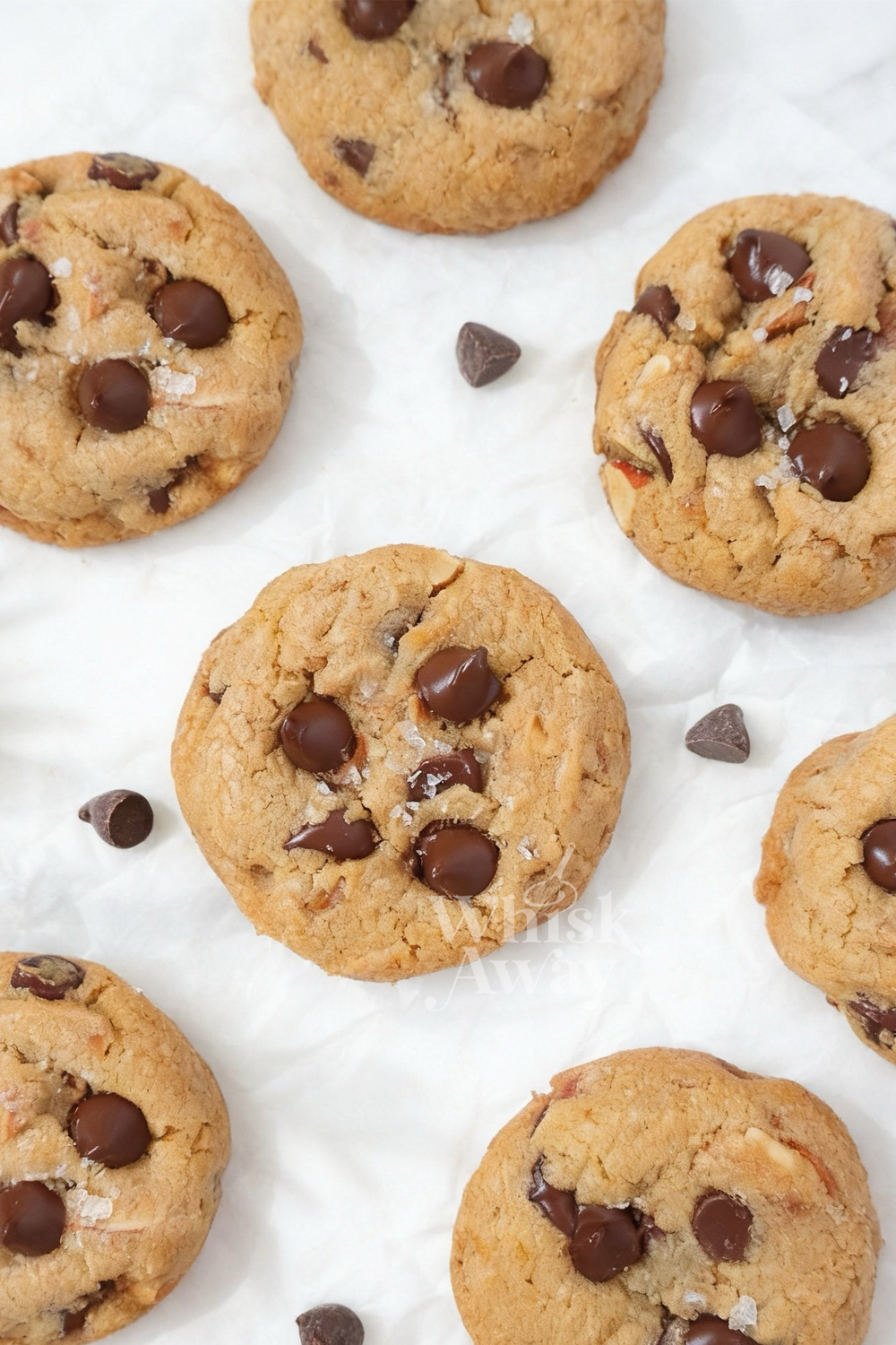 Candied Almond Chocolate Chip Cookies