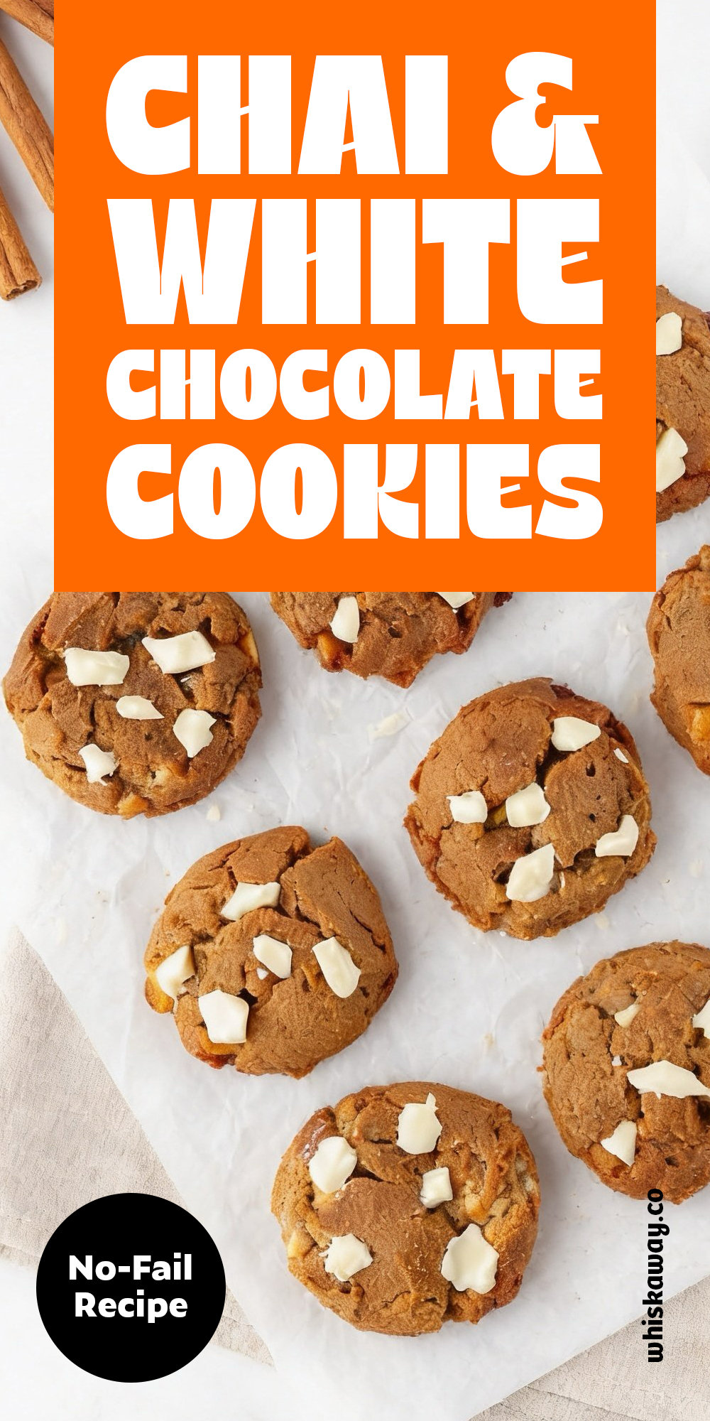 Chai White Chocolate Cookies