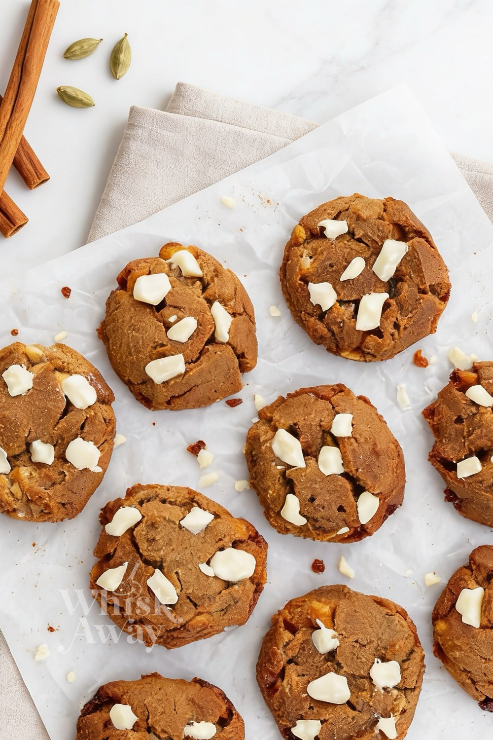 Chai White Chocolate Cookies