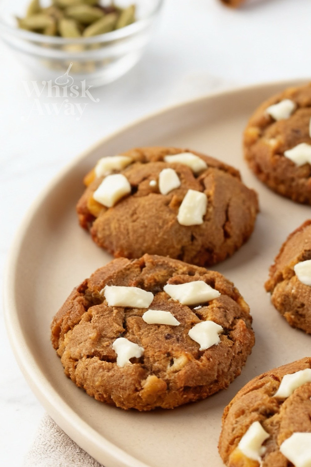 Chai White Chocolate Cookies