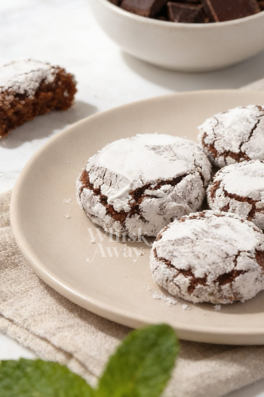 Chocolate Amaretti Cookies
