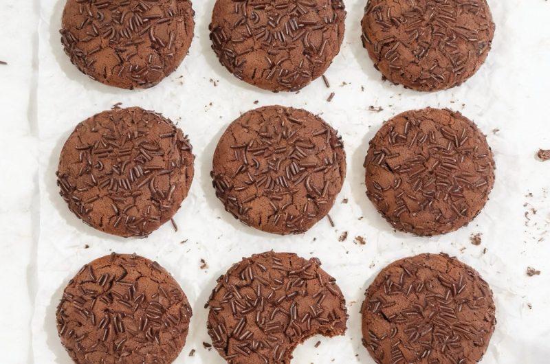 Chocolate Sprinkle Cookies
