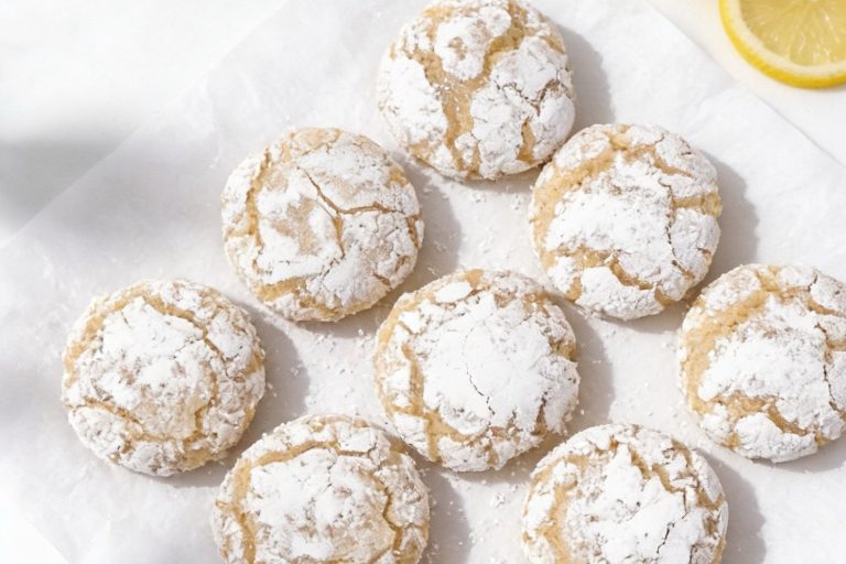 Lemon Amaretti Cookies