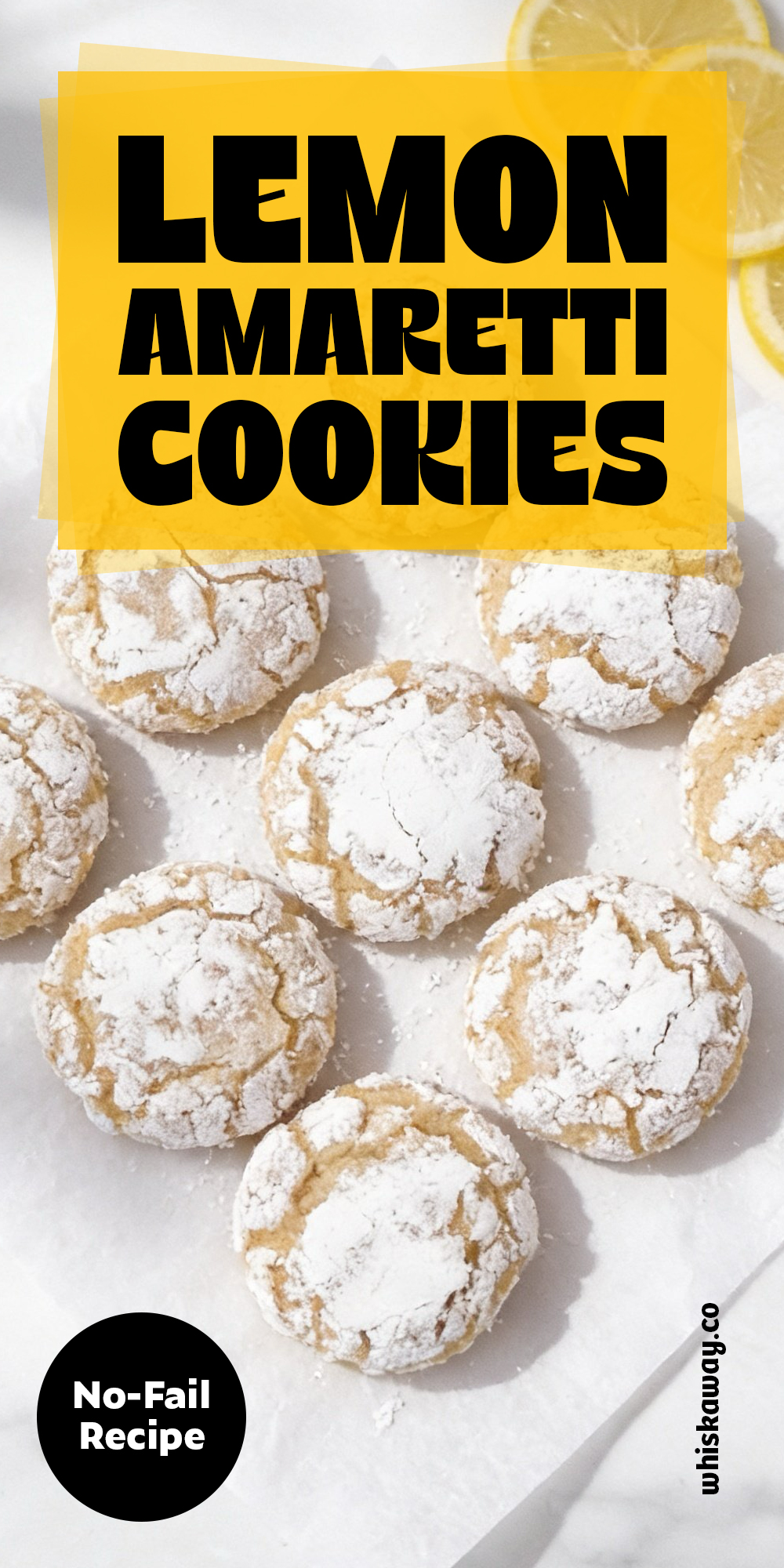 Lemon Amaretti Cookies