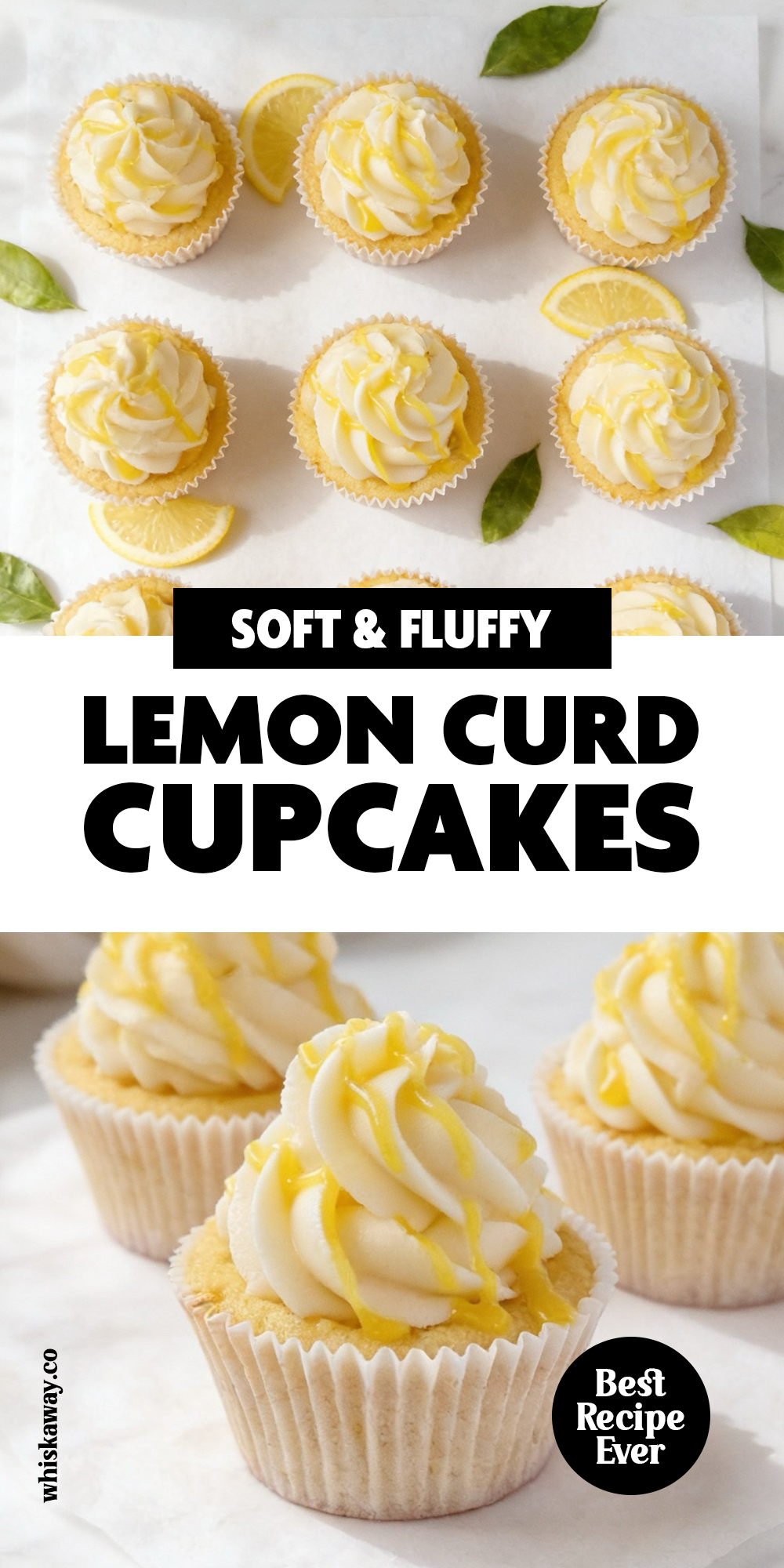 Lemon Curd Cupcakes pin