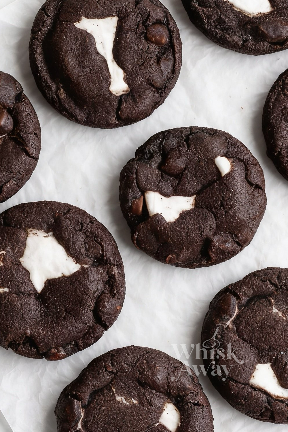 Marshmallow Stuffed Chocolate Cookies
