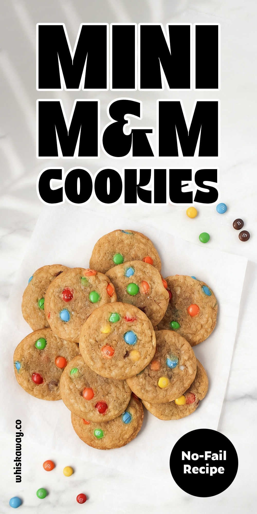 Mini M&M Cookies