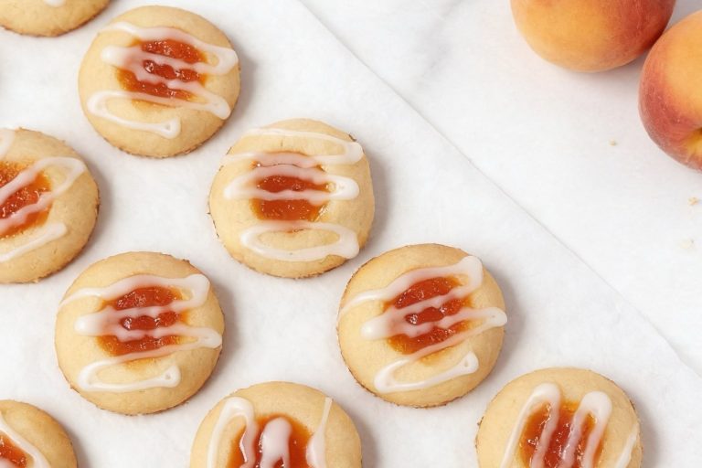 Peach Thumbprint Cookies