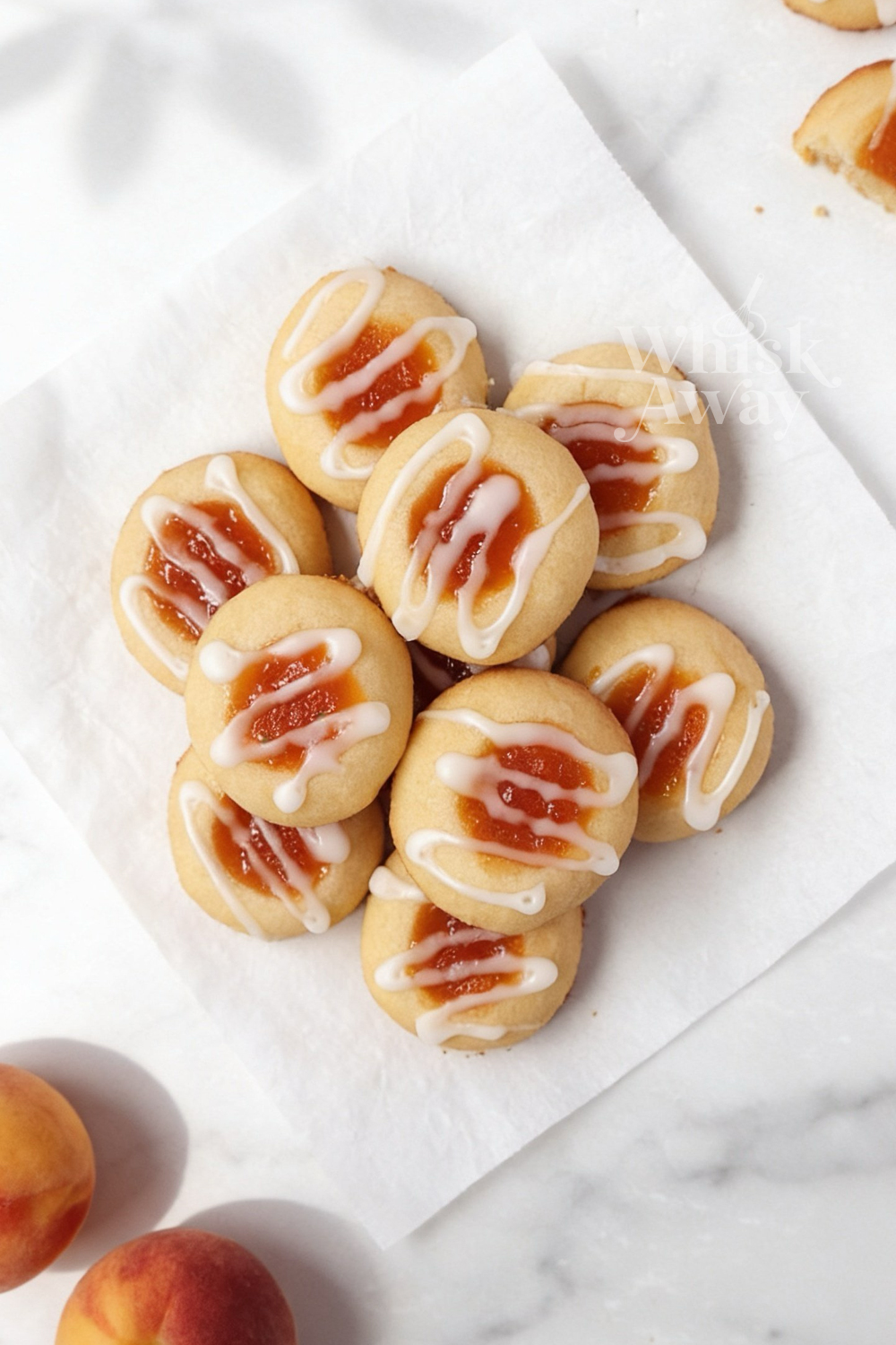 Peach Thumbprint Cookies
