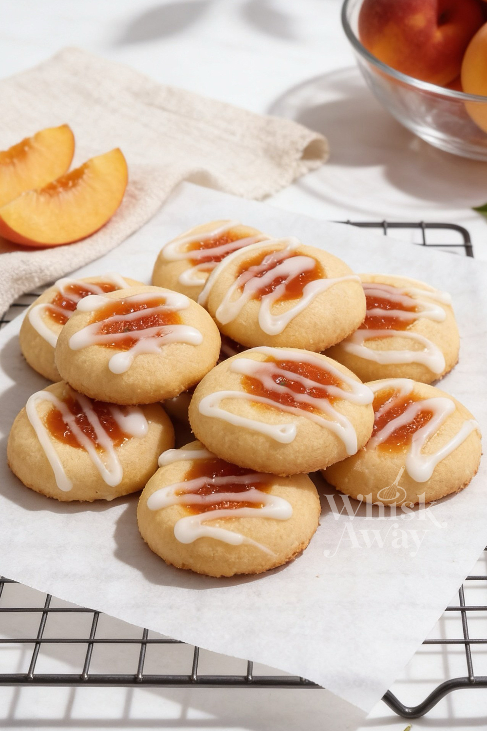 Peach Thumbprint Cookies