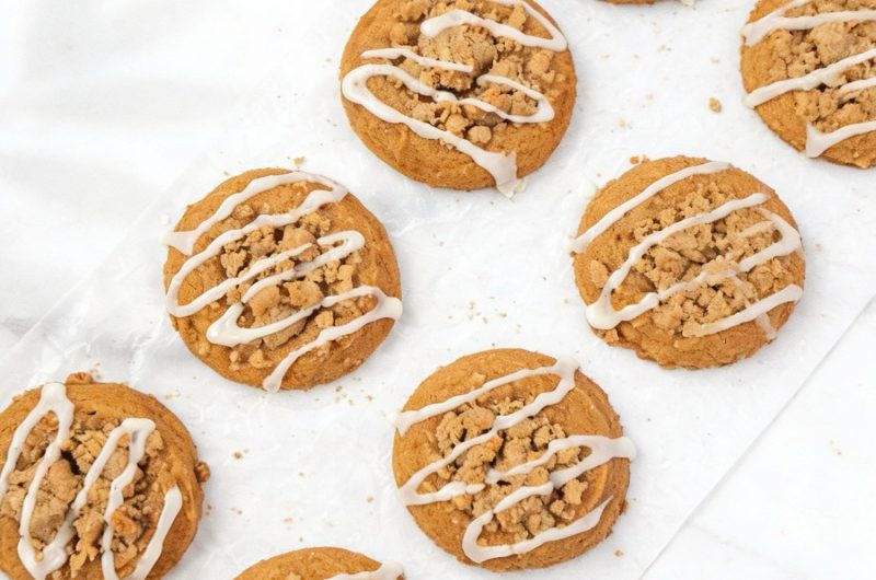 Pumpkin Coffee Cake Cookies