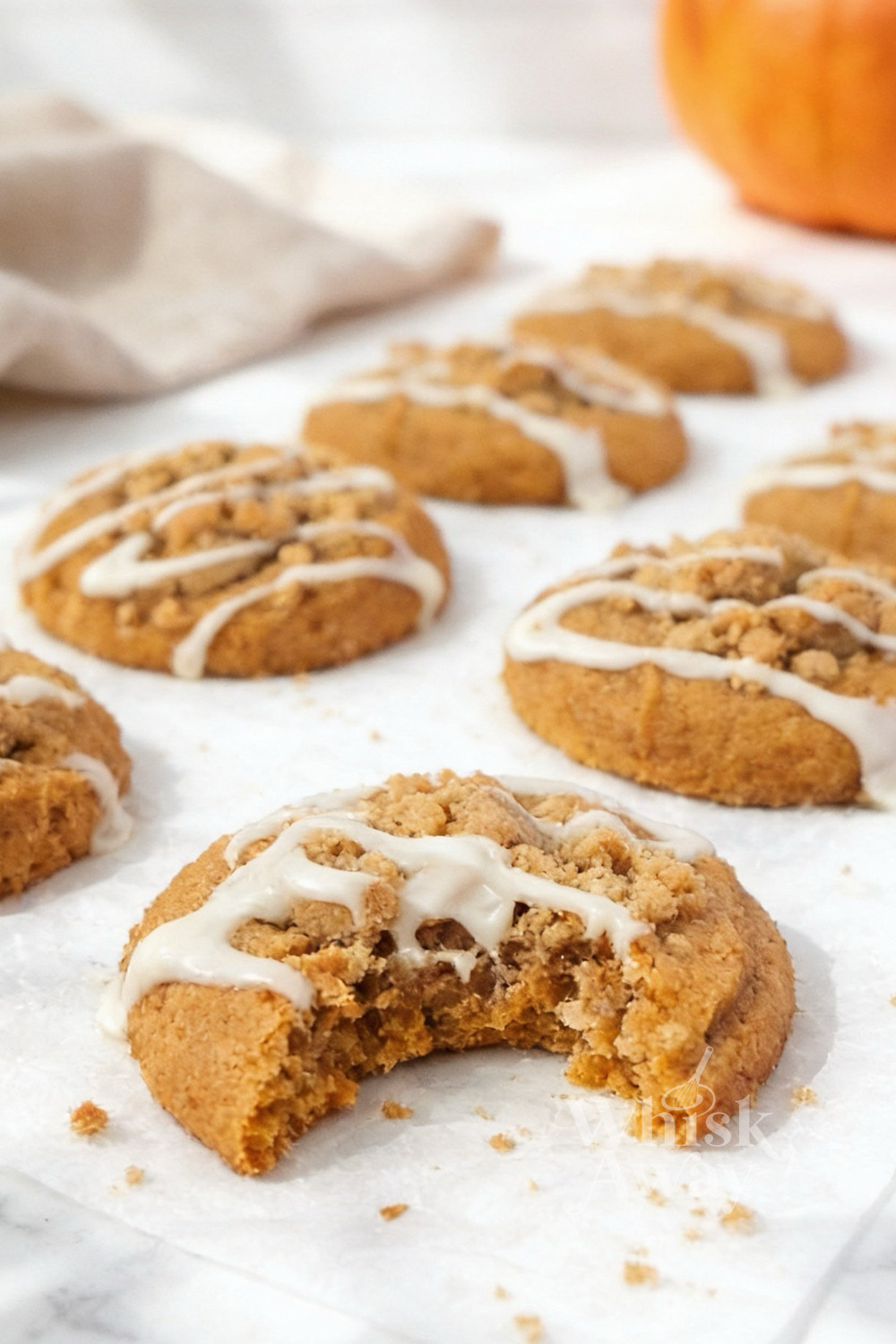 Pumpkin Coffee Cake Cookies