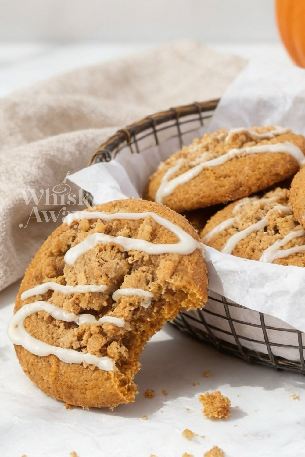 Pumpkin Coffee Cake Cookies