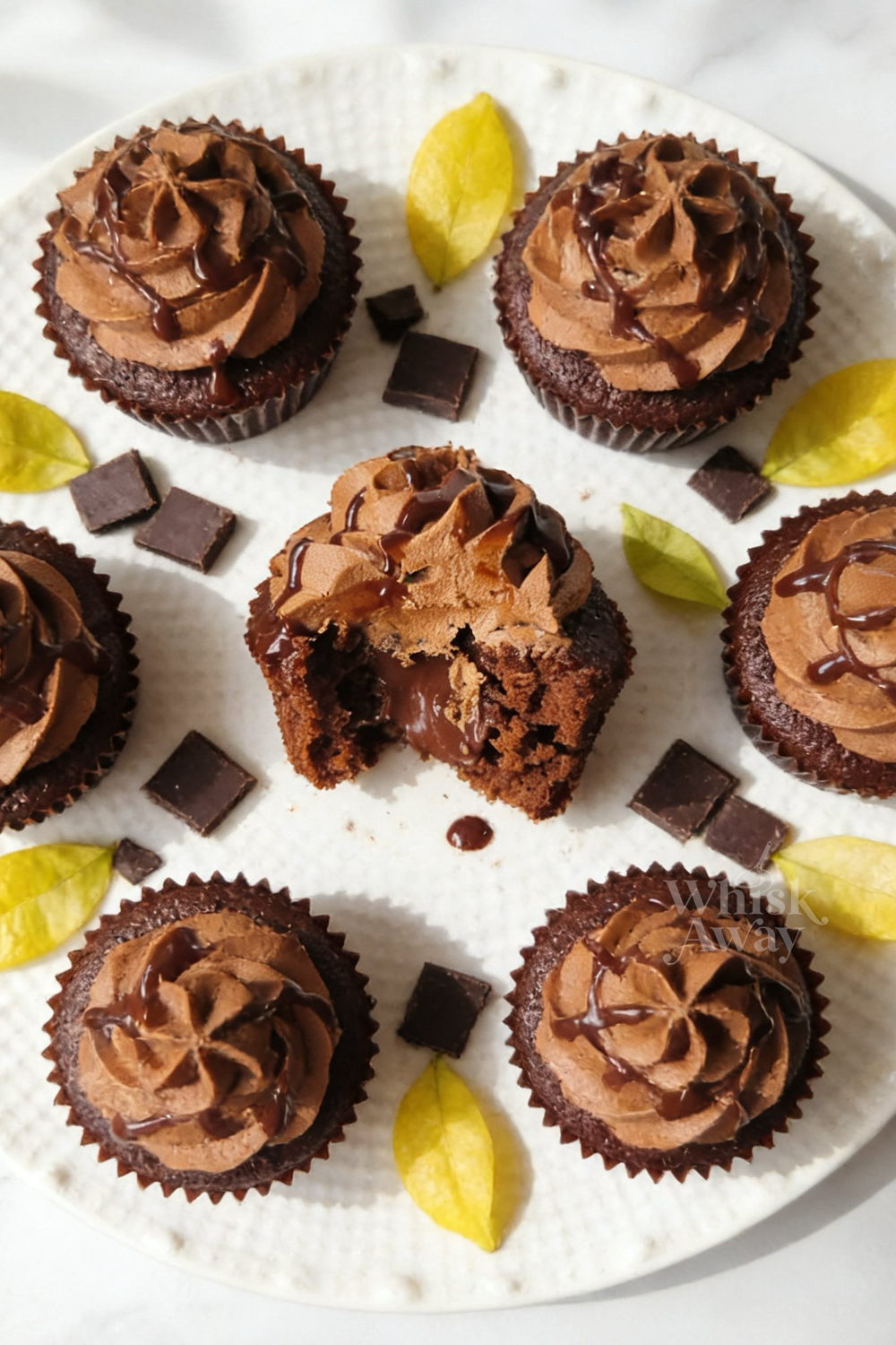 Triple Chocolate Cupcakes