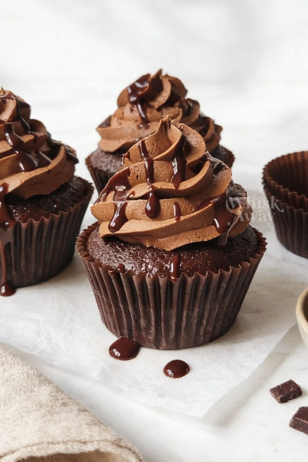 Triple Chocolate Cupcakes