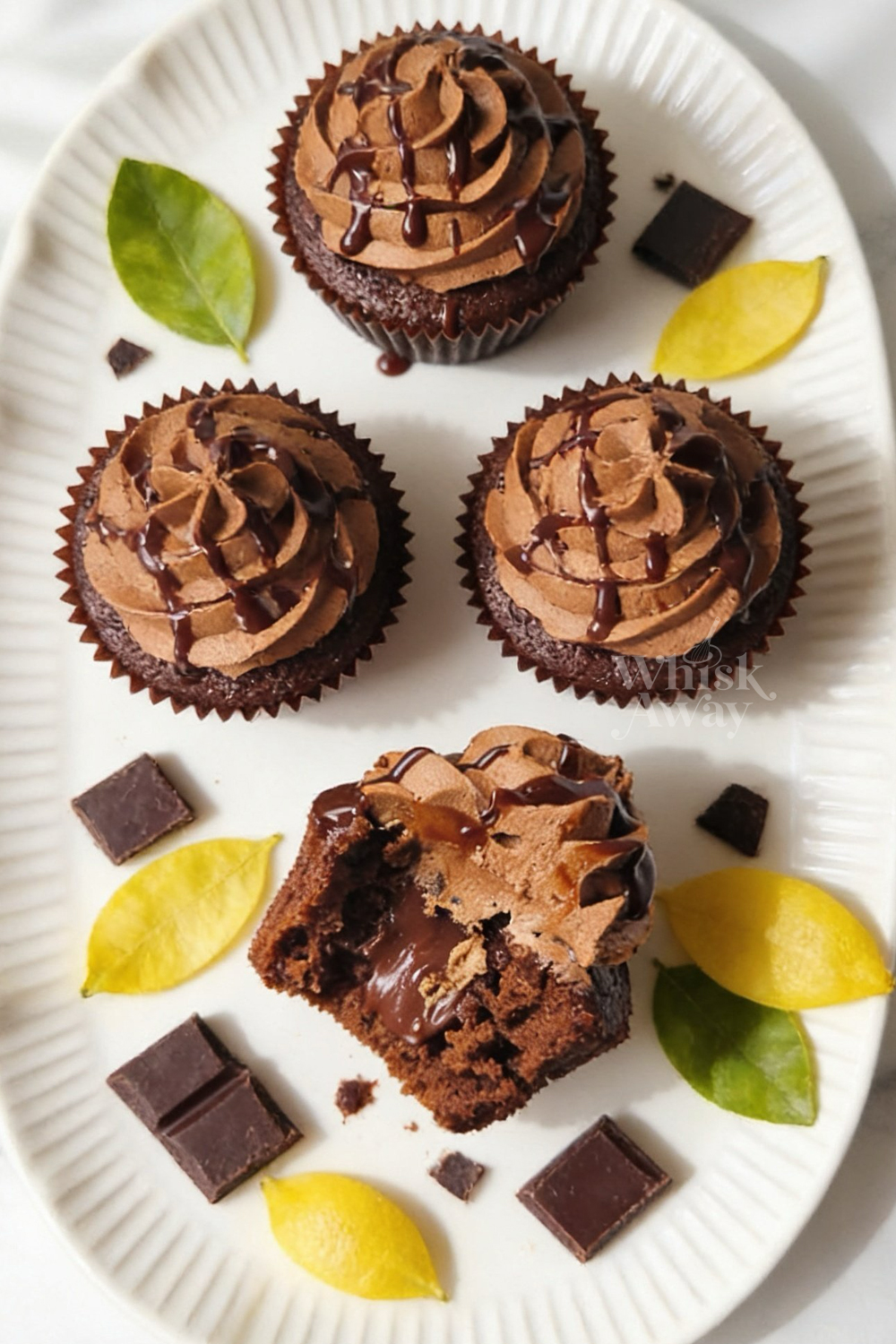 Triple Chocolate Cupcakes