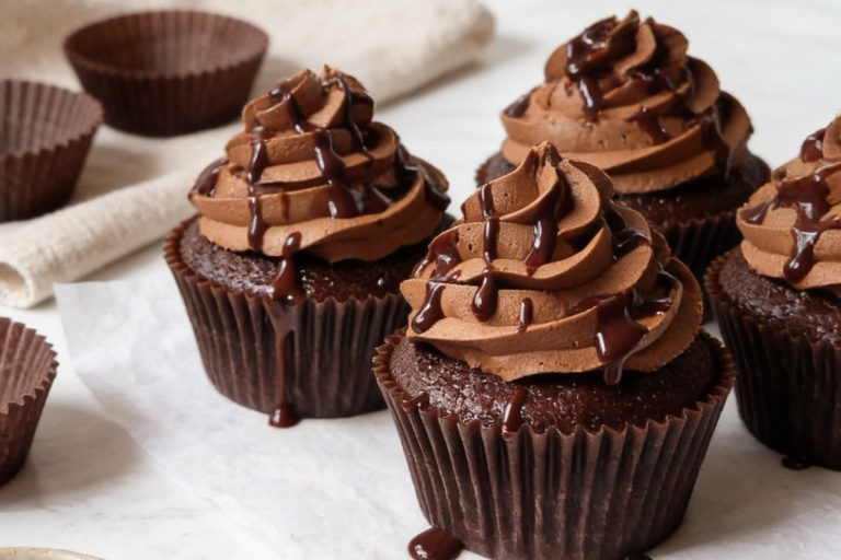 Triple Chocolate Cupcakes