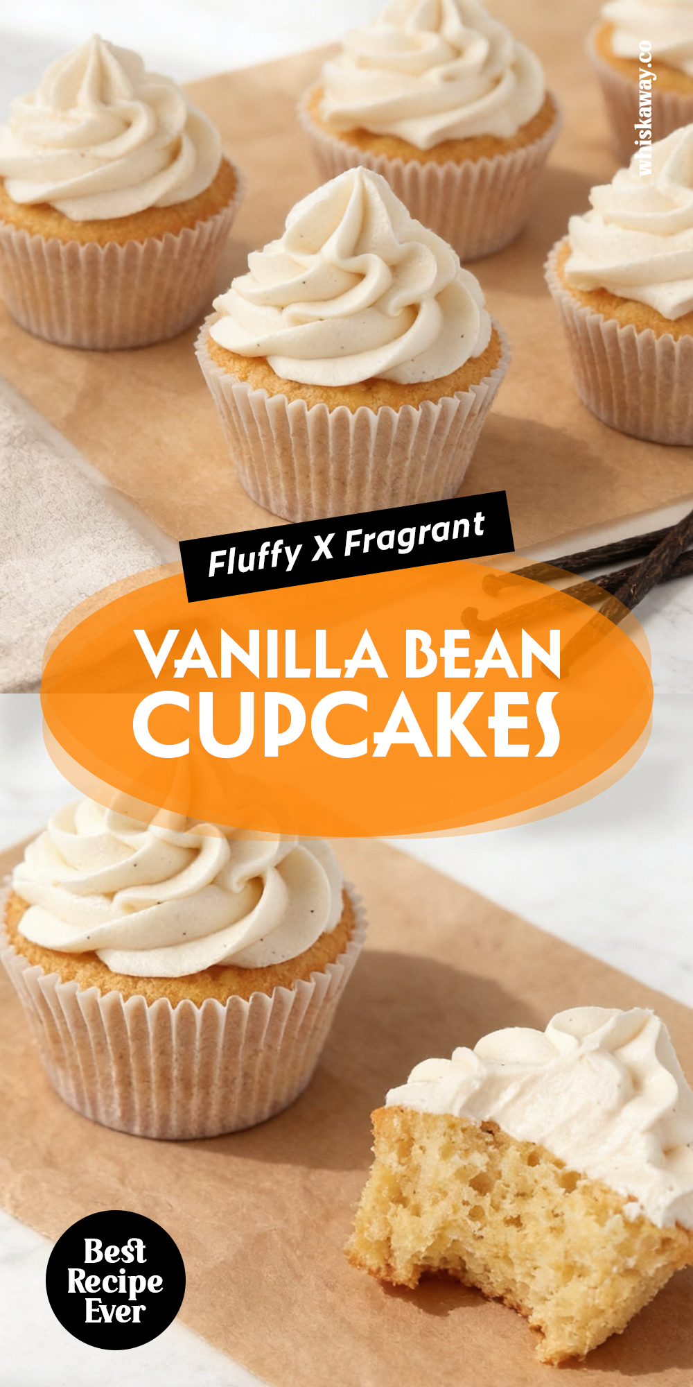 Vanilla Bean Cupcakes