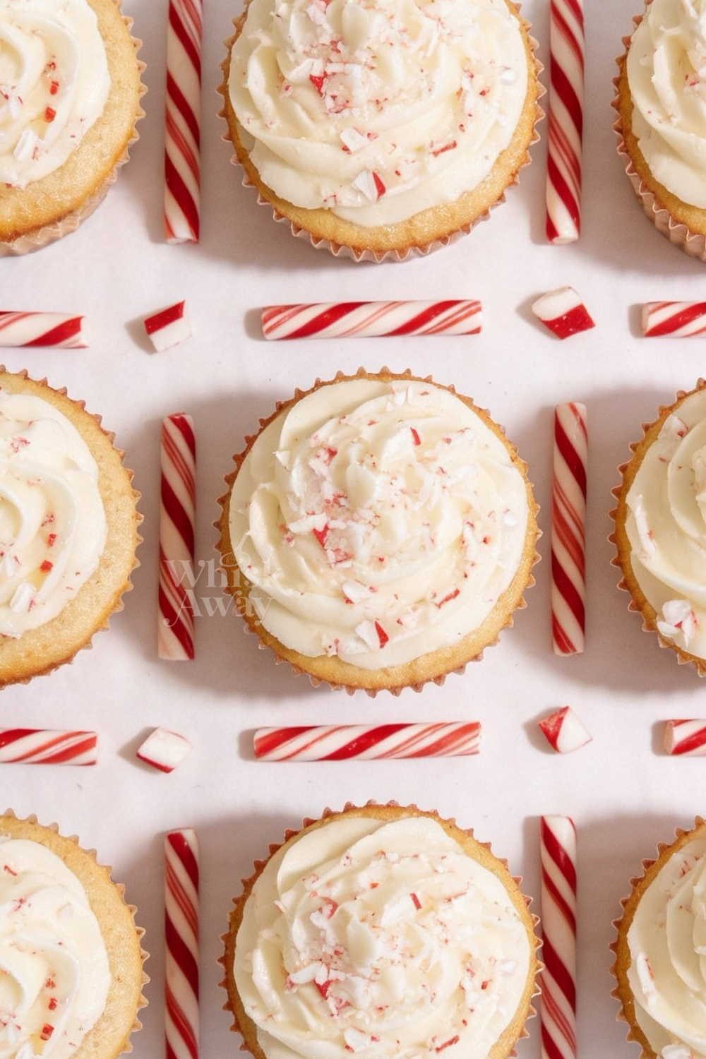 White Chocolate Peppermint Cupcakes