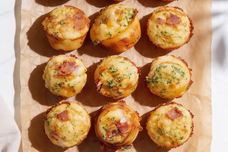 Bacon and Cheddar Cheese Muffins