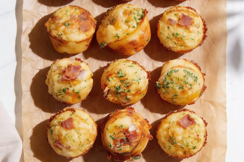 Bacon and Cheddar Cheese Muffins