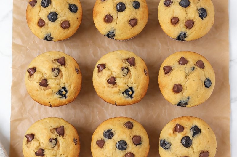 Blueberry Chocolate Chip Muffins