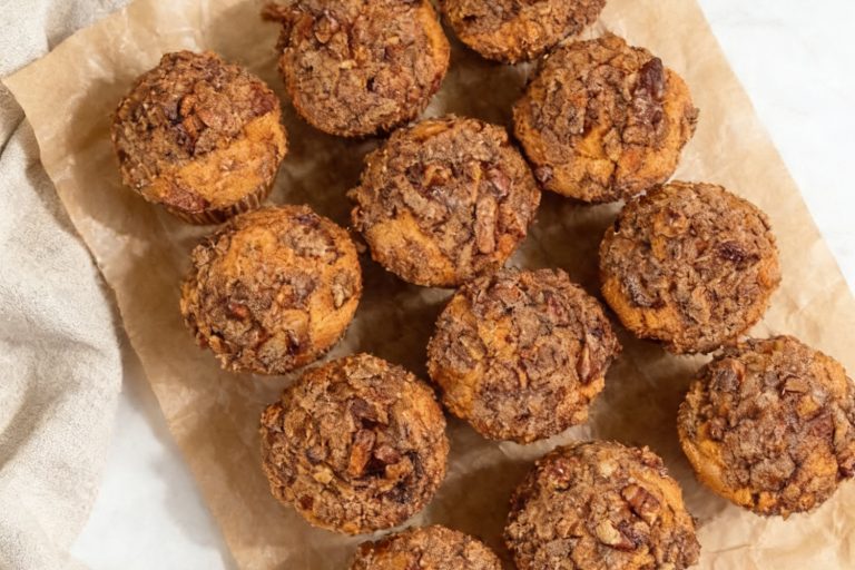 Sweet Potato Muffins With Pecan Streusel