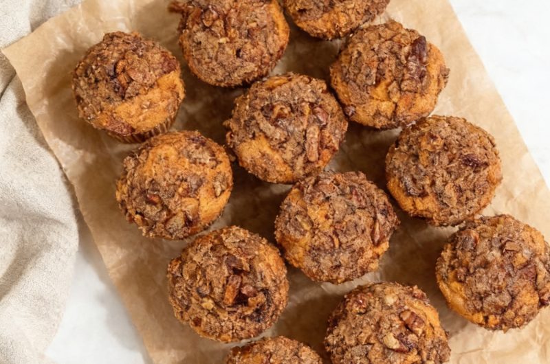 Sweet Potato Muffins With Pecan Streusel