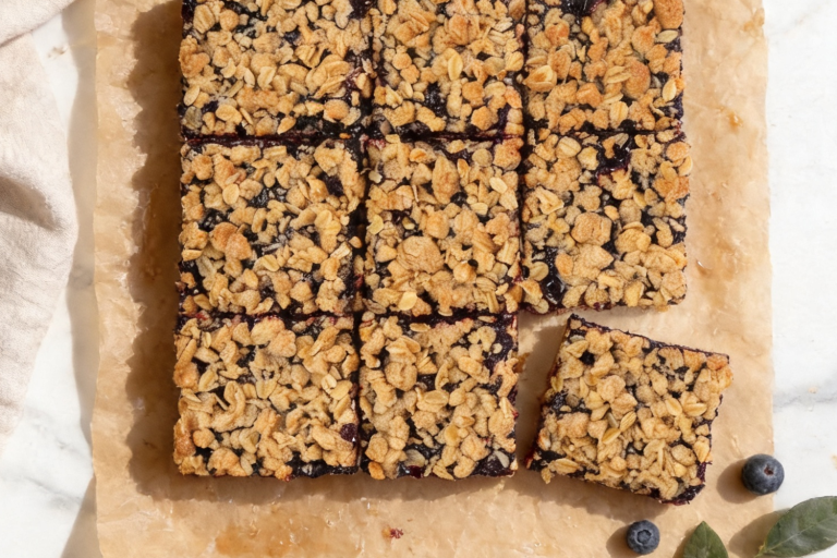 Blueberry Oatmeal Bars