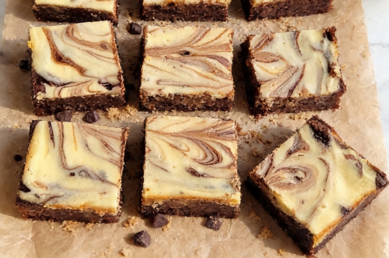 Cream Cheese Swirl Brownies