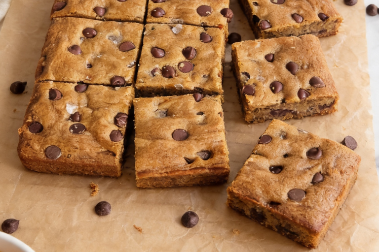 Pumpkin Chocolate Chip Cookie Bars